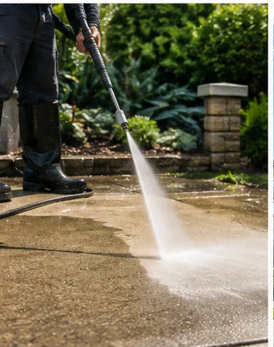 Pressure washing